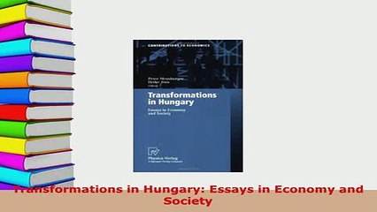 Download  Transformations in Hungary Essays in Economy and Society Read Online