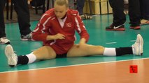 Volleyball Girls Libero Hot Warm Up & Stretching