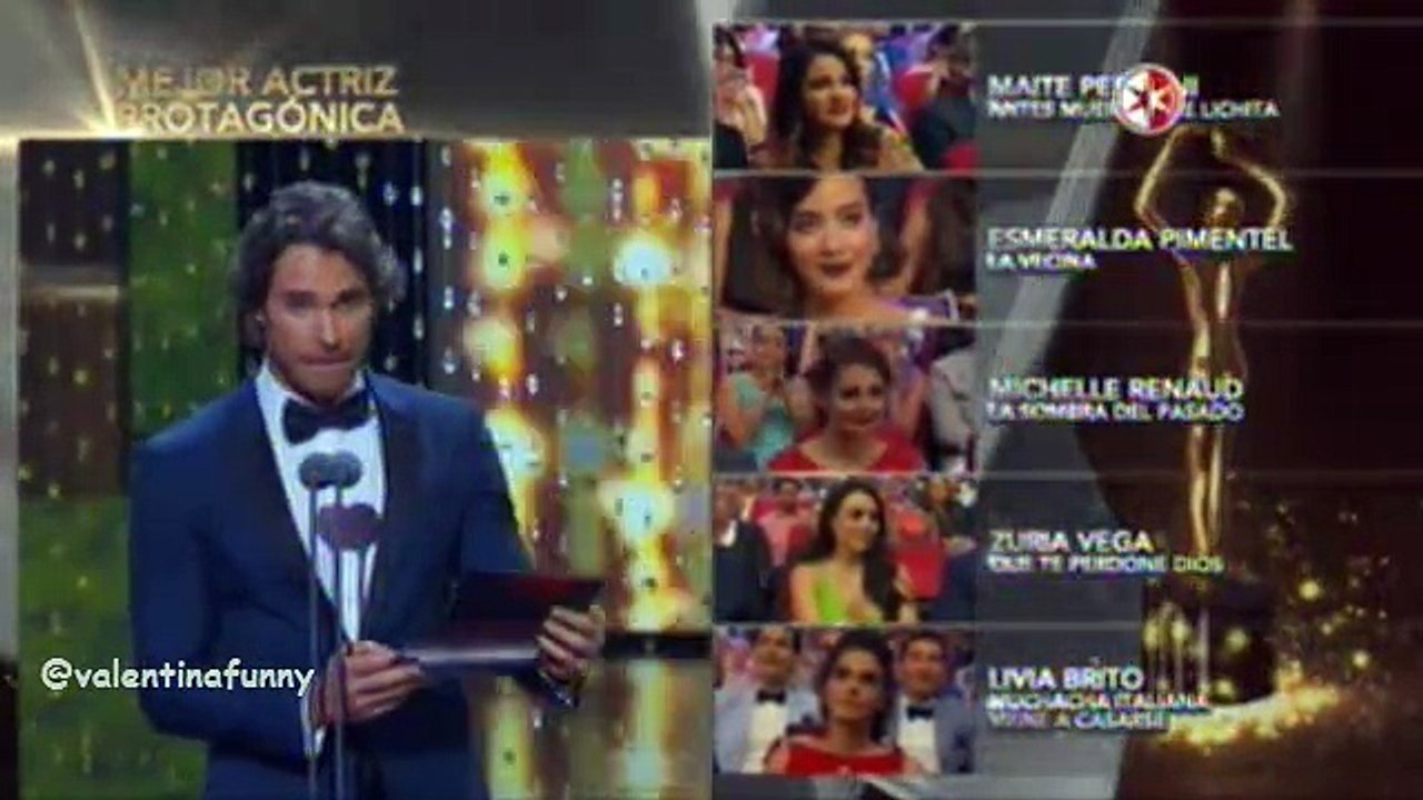 Maite Perroni "Mejor Actriz" Premios TVyNovelas...