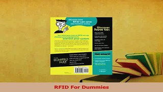 Read  RFID For Dummies PDF Free