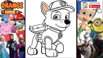 Paw Patrol Coloring Pages and Nursery Rhymes ABC Song! Paw Patrol Coloring Pages and Toys!