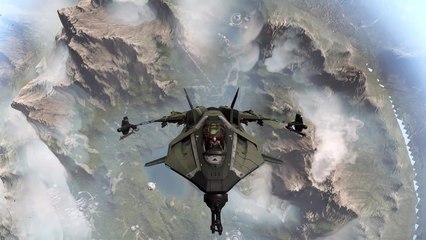 Star Citizen 1.3 PTU - Take off from planet Kampos