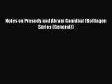 Download Notes on Prosody and Abram Gannibal (Bollingen Series (General)) Ebook Free