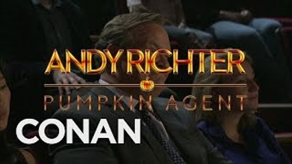 Andy Richter Is The Hottest Pumpkin Agent In Town - CONAN on TBS