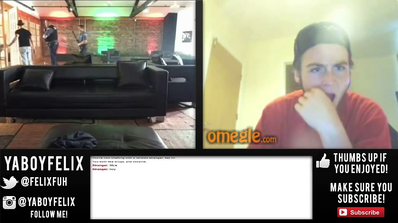 Omegle Police/Swatted Prank! Drug Bust!