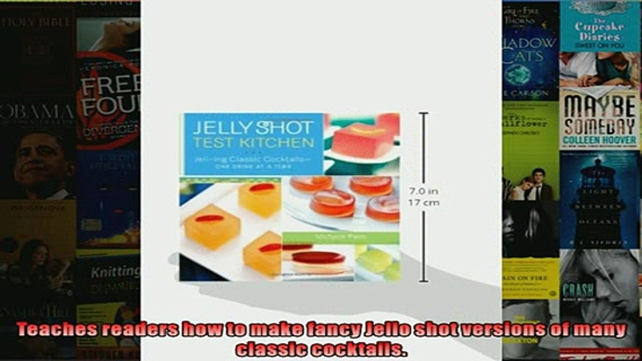 Free Pdf Jelly Shot Test Kitchen Jelling Classic Cocktailsone