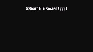 Download A Search in Secret Egypt PDF Online