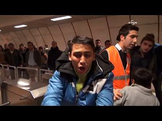 Taksim metrosundaki AKBİL kavgası kanlı bitti