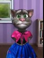 Y si hacemos un muñeco Gato Tom disfrazado de Ana cantando cancion de Frozen