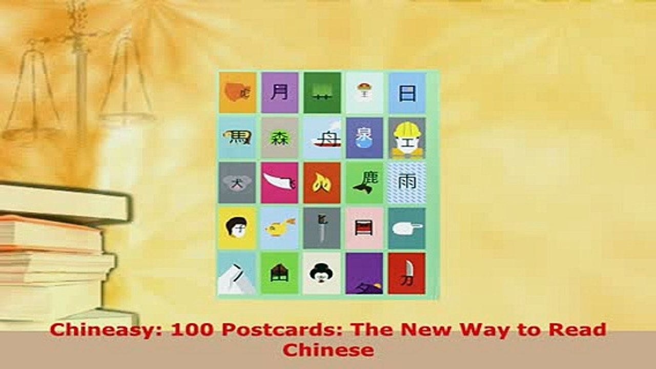 PDF  Chineasy 100 Postcards The New Way to Read Chinese Read Full Ebook