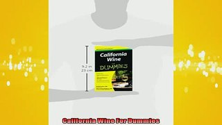 READ book  California Wine For Dummies  FREE BOOOK ONLINE
