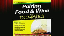 Free PDF Downlaod  Pairing Food and Wine For Dummies  FREE BOOOK ONLINE