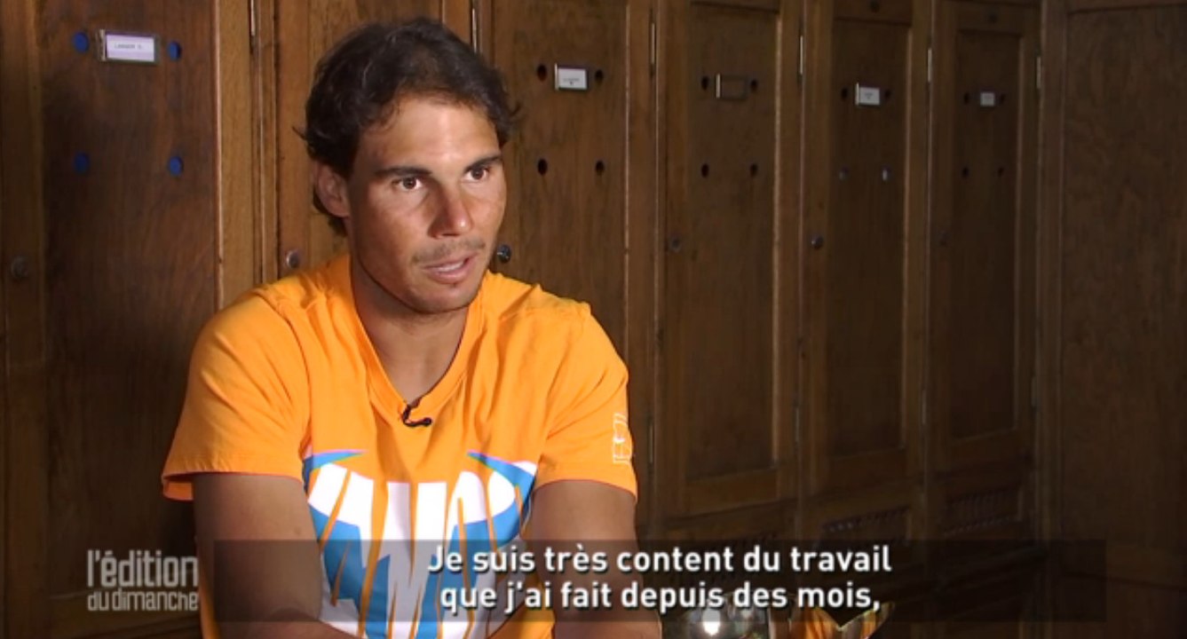 Rafael Nadal Interview for Canal+ after his victory in Monte-Carlo 2016 (in Spanish)