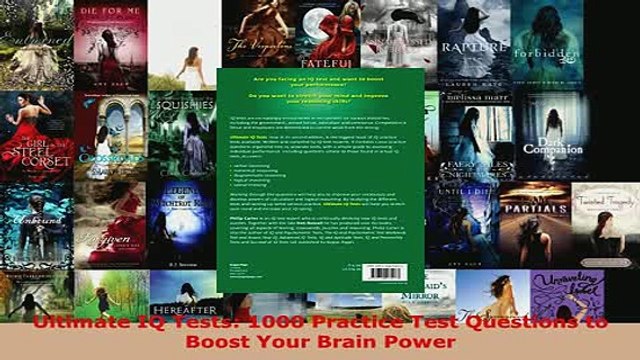 PDF Ultimate IQ Tests 1000 Practice Test Questions to Boost Your Brain Power Read Online