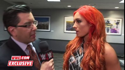 Becky Lynch calls out Emma  Raw Fallout, April 11, 2016