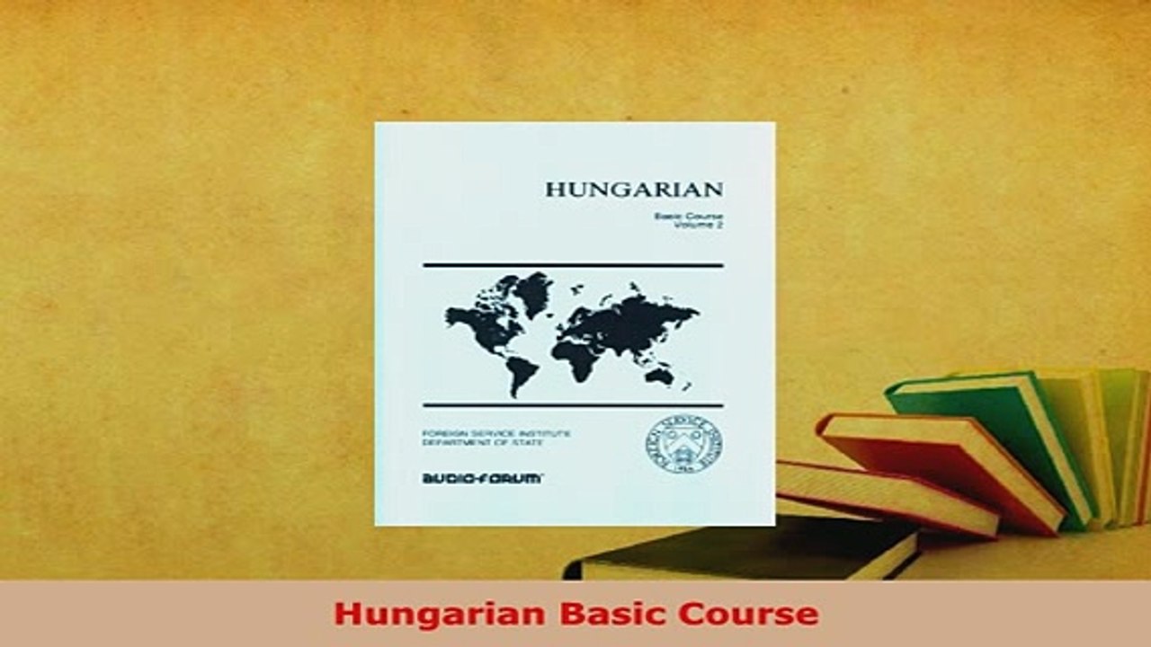 PDF  Hungarian Basic Course Read Full Ebook