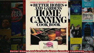 EBOOK ONLINE  Better Homes and Gardens Home Canning Cookbook  BOOK ONLINE