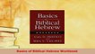 PDF  Basics of Biblical Hebrew Workbook Read Full Ebook