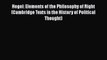 [Read book] Hegel: Elements of the Philosophy of Right (Cambridge Texts in the History of Political