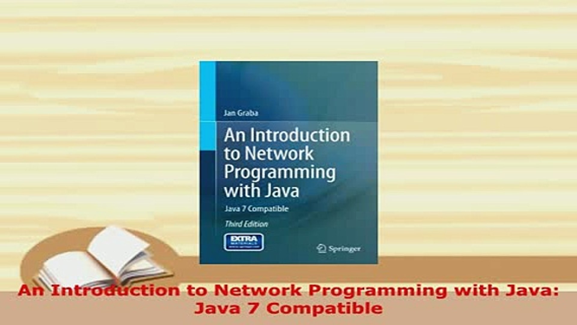 PDF  An Introduction to Network Programming with Java Java 7 Compatible Download Full Ebook