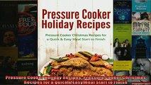 Free PDF Downlaod  Pressure Cooker Holiday Recipes Pressure Cooker Christmas Recipes for a Quick  Easy Meal  DOWNLOAD ONLINE