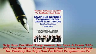 PDF  Scjp Sun Certified Programmer for Java 6 Exam 310065 Certification Exam Preparation Download Online
