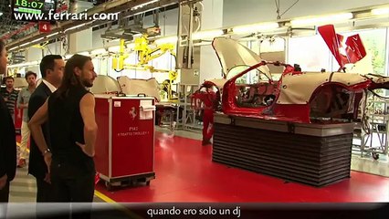 A day in Maranello for French DJ Bob Sinclar