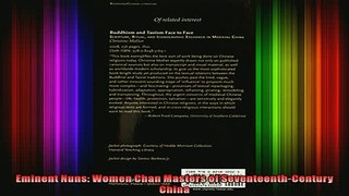 Read  Eminent Nuns Women Chan Masters of SeventeenthCentury China  Full EBook
