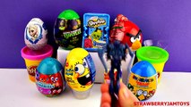 Spider Man and Spongebob - Frozen Shopkins Kinder Surprise TMNT Peppa Pig Moshi - Surprise Egg
