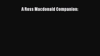 Read A Ross Macdonald Companion: PDF Online