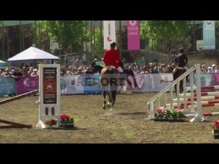 Report TV - Kampioni i botës Meyer, fiton garën e hipizmit edhe në Tiranë