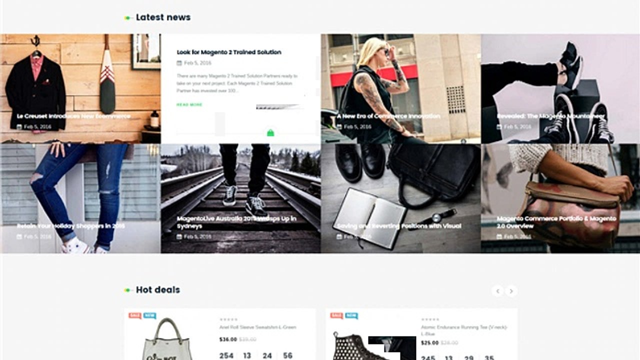 Ves oshop - New Responsive Magento2 Theme