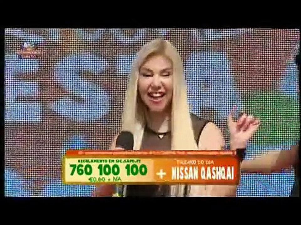 Patricia Ribeiro no portugal em festa da sic em Portalegre com o tema   portugal em festa