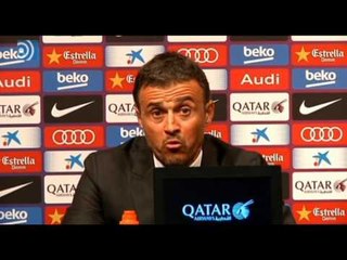 Luis Enrique: "Se ha acabado el crédito"
