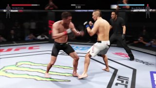 Great Use of Head Movement | EA UFC 2 Online Fight