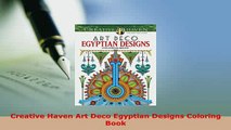 Download  Creative Haven Art Deco Egyptian Designs Coloring Book Ebook