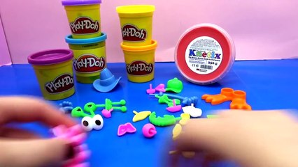 Descargar video: Figurines en pâte à modeler Play Doh | français – personnages en pâte à modeler Knetix