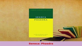 PDF  Seneca Phaedra Download Online