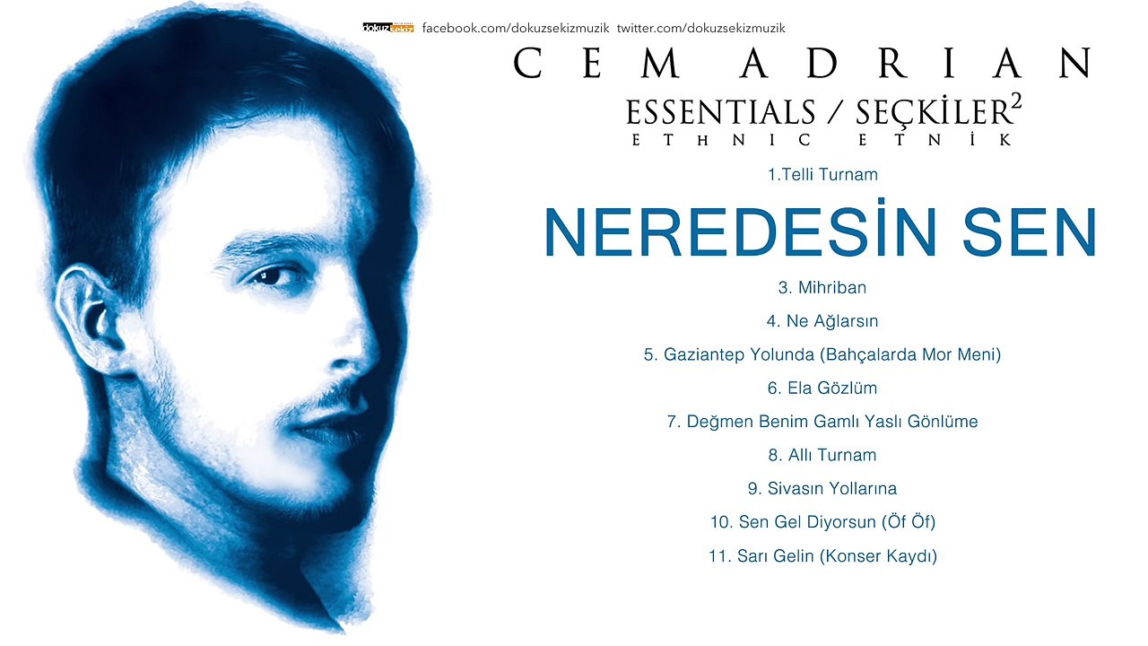 Cem Adrian - Neredesin Sen (Official Audio)