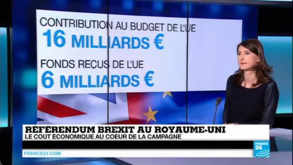 Référendum sur le Brexit : le coût économique au coeur de la campagne