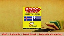 PDF  3000 Icelandic  Greek Greek  Icelandic Vocabulary Read Online