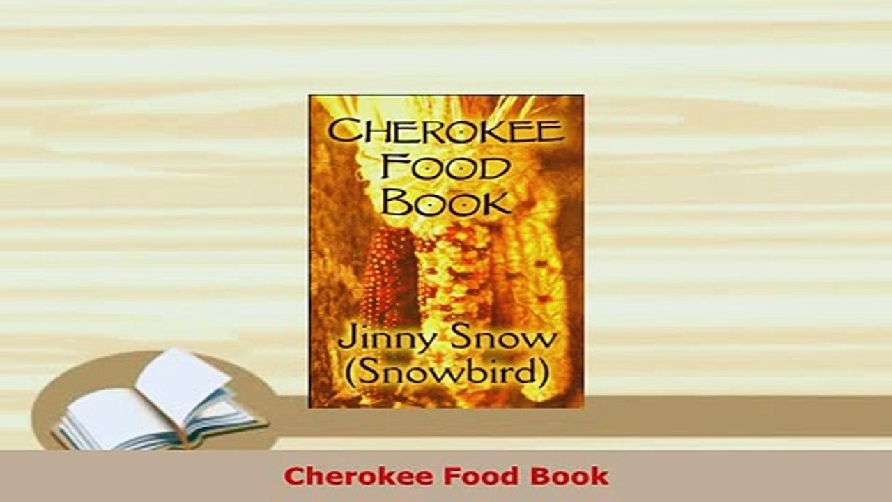PDF  Cherokee Food Book PDF Online