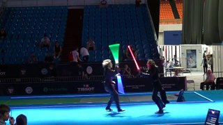 Star Wars duel on Fencing Senior World Championships Moscow 2015