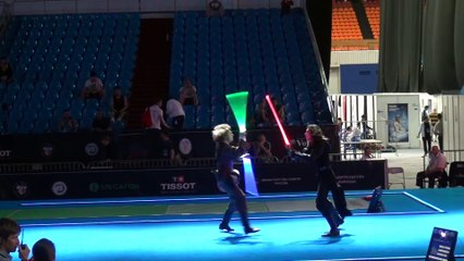 Star Wars duel on Fencing Senior World Championships Moscow 2015