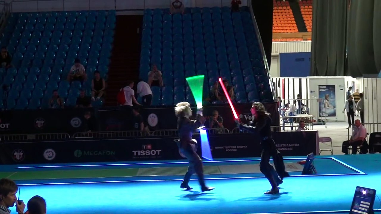 Star Wars duel on Fencing Senior World Championships Moscow 2015