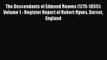 PDF The Descendants of Edmond Reaves (1775-1855): Volume 1 - Register Report of Robert Ryves
