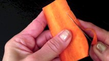 Simple Carrot Leaf Design - Beginners Mutita The Art Of Fruit And Vegetable Carving