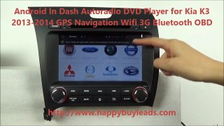 Android Auto DVD Player for Kia K3 2013-2014 GPS Navi Wifi