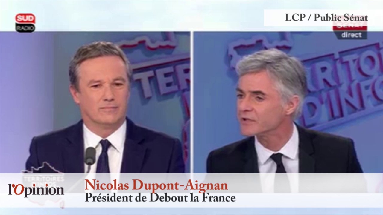 Nicolas Dupont-Aignan : « Les Français ont compris que Hollande ne servait à rien »