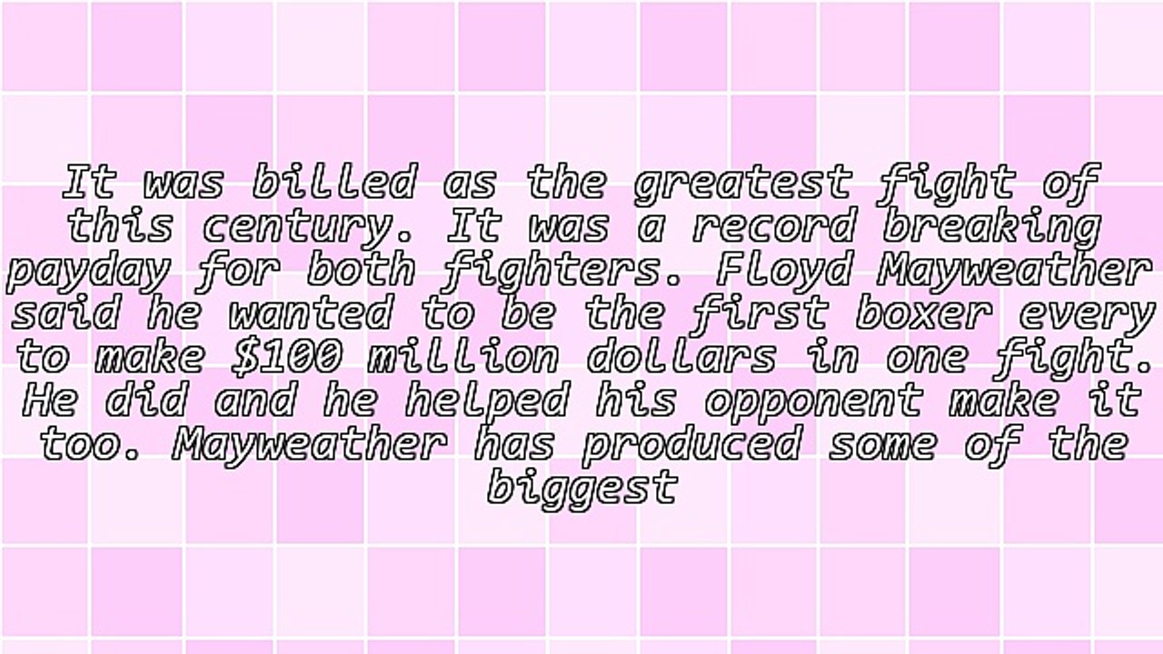 Seven Key Business Lessons I Learned From the Mayweather Vs Pacquiao Fight